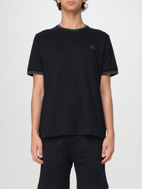 25FW 프레드페리 반팔 티셔츠 M1588 Y43 Black 2