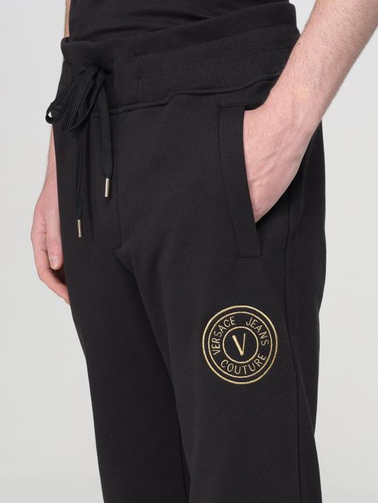 25SS 베르사체 스트레이트 팬츠 78GAAT00CF01T G89 Black - VERSACE