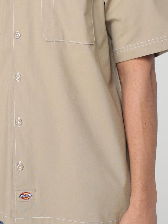 25FW 디키즈 반팔 셔츠 DK0A4Z7R 0DS1 Sand - DICKIES