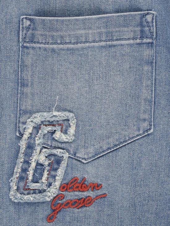 25FW [키즈] 골든구스 원피스 GKP02216P00193650765 Blue - GOLDEN GOOSE