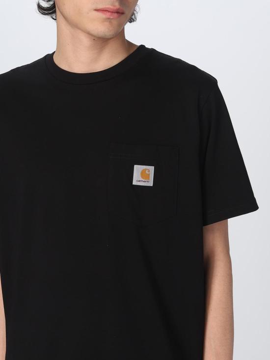 25FW 칼하트 WIP 반팔 티셔츠 I030434 89XX Black - CARHARTT WIP