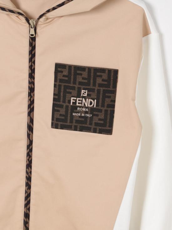 25SS [키즈] 펜디 풀오버 JMH182ADEH F1P2P Beige - FENDI