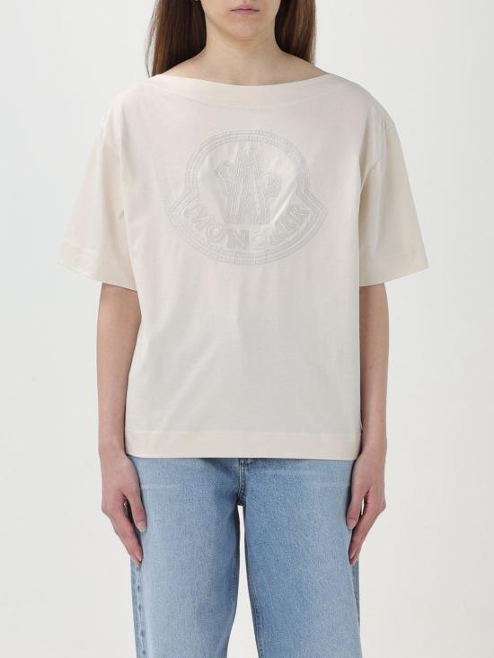 25FW 몽클레어 반팔 티셔츠 38C0003289AIJ 060 White