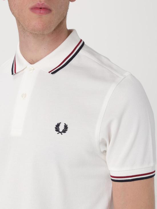 25FW 프레드페리 폴로 티셔츠 M3600 T60 White 1 - FRED PERRY