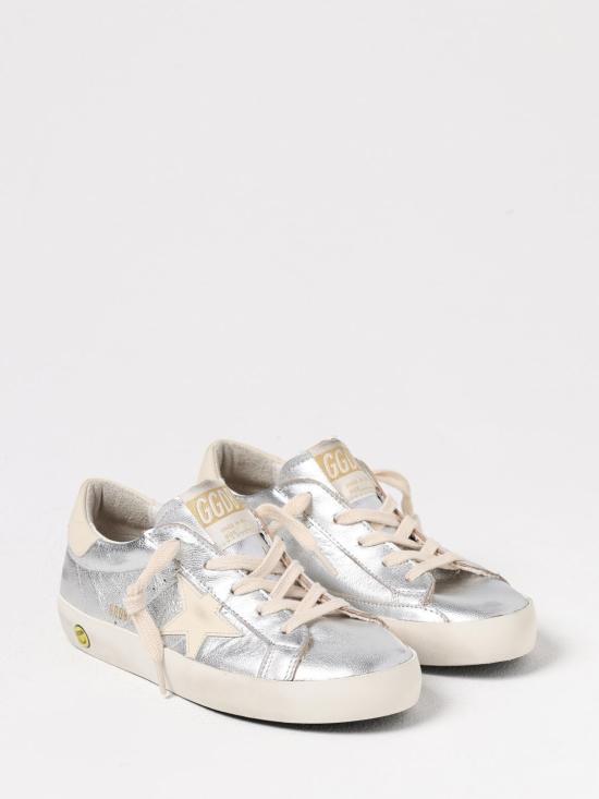 25FW [키즈] 골든구스 스니커즈 GJF00101F00675970321 Silver - GOLDEN GOOSE