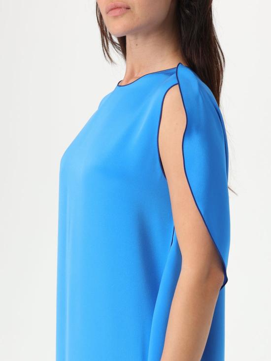 25SS 막스마라 롱 원피스 2511221034600 007 Gnawed Blue - MAX MARA