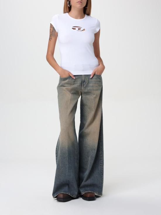 25FW 디젤 반팔 티셔츠 A062680AFAA 100 White - DIESEL