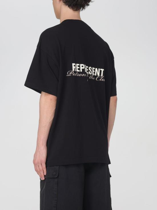 25FW 리프레젠트 반팔 티셔츠 MLM4274 001 Black - REPRESENT