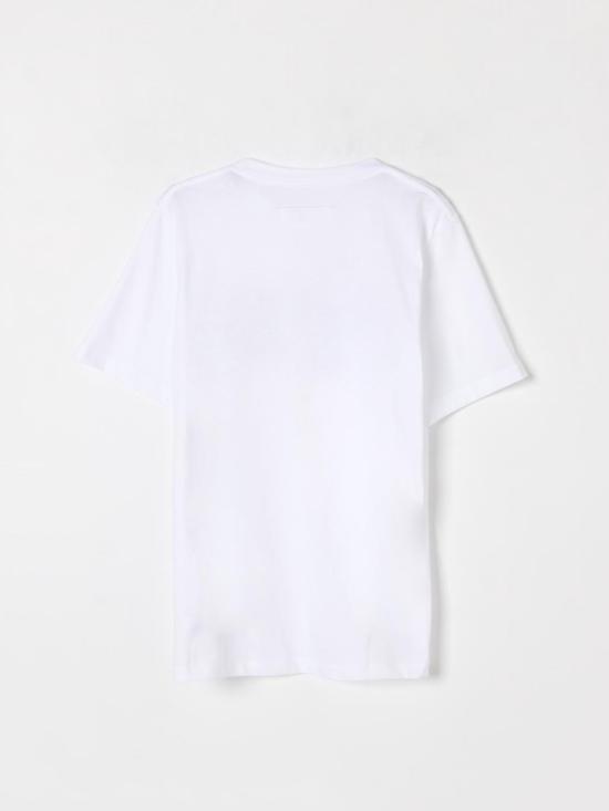 25SS [키즈] MM6 메종마르지엘라 티셔츠 M60803MM02Y M6100 White - MM6 MAISON MARGIELA