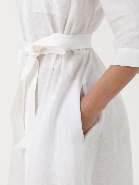 25SS 막스마라 롱 원피스 2516221028600 010 White - MAX MARA