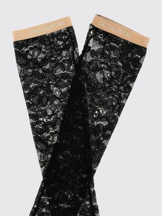 25FW 발렌티노 가라바니 양말 6B0KI03R9BT 0NO Black - VALENTINO GARAVANI