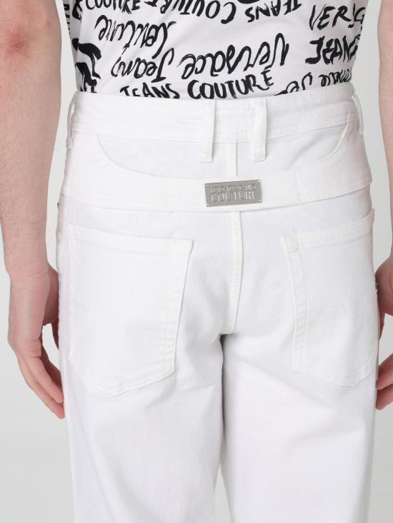 25SS 베르사체 스트레이트 팬츠 78GAB502CEWR1 003 White - VERSACE