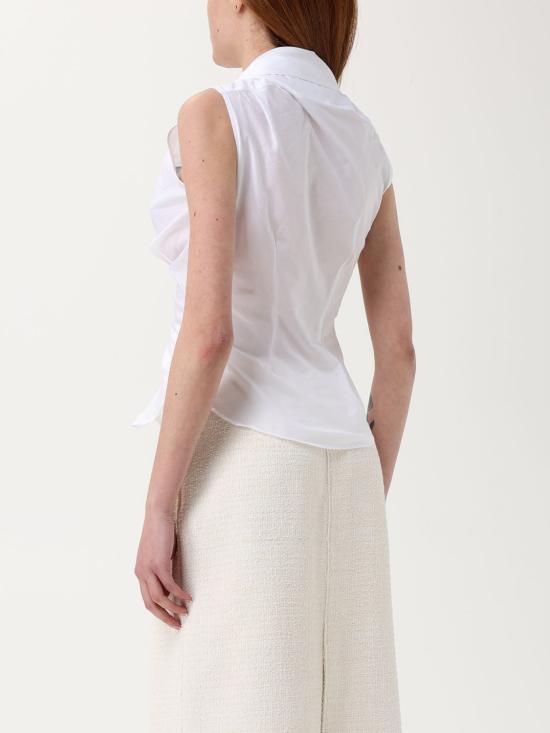 25FW 비비안웨스트우드 민소매 티셔츠 15010067W012U A401 White - VIVIENNE WESTWOOD