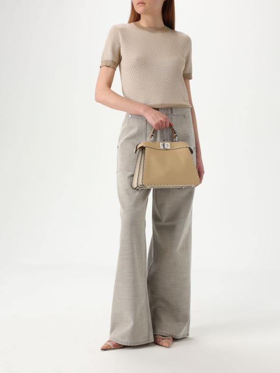 25FW 펜디 팬츠 FLP863ASMB F1RX9 Beige - FENDI