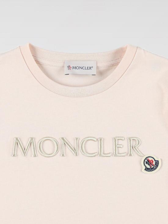 25SS [키즈] 몽클레어 티셔츠 8C0001389AT9 51N Pink - MONCLER