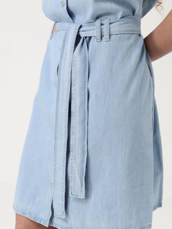 25SS 아페쎄 롱 원피스 COGXXF35121 IAV Gnawed Blue - A.P.C.