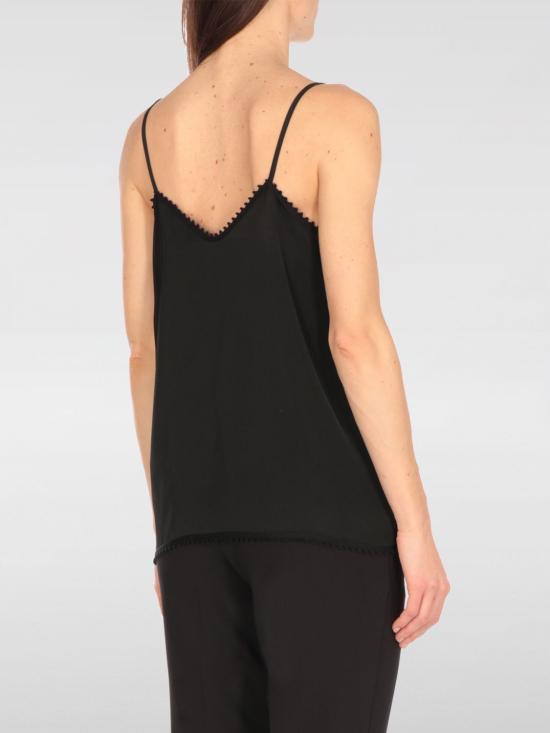 25SS 파비아나 필리피 민소매 티셔츠 TPD265F302L222 825 Black - FABIANA FILIPPI