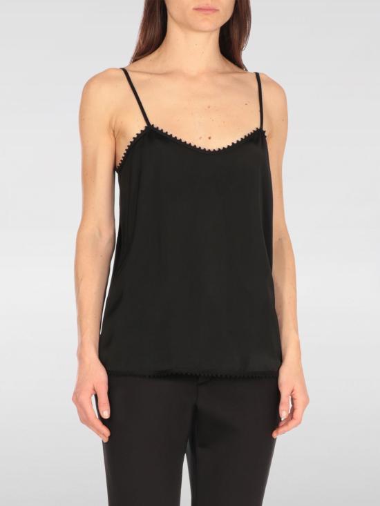 25SS 파비아나 필리피 민소매 티셔츠 TPD265F302L222 825 Black