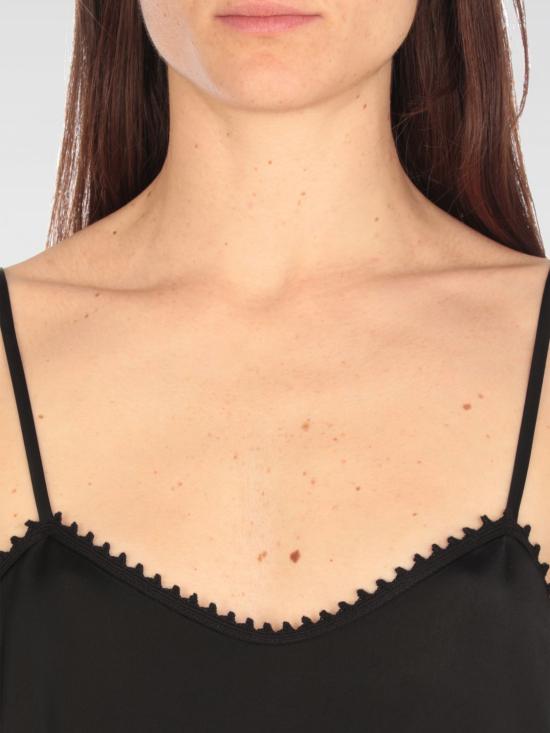 25SS 파비아나 필리피 민소매 티셔츠 TPD265F302L222 825 Black - FABIANA FILIPPI