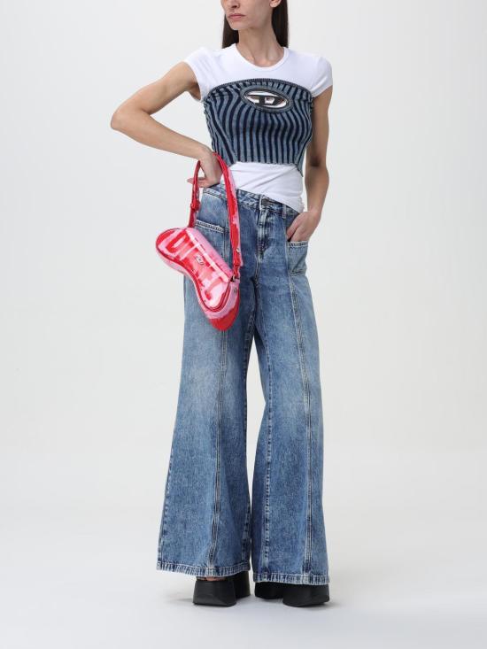 25FW 디젤 반팔 티셔츠 A062680AFAA 100 White - DIESEL