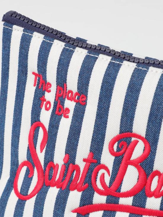 25SS 세인트바쓰 브리프케이스 ALINELINEN 01897H Blue - MC2 SAINT BARTH