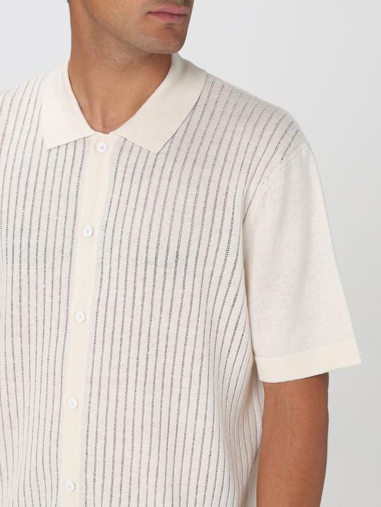 25FW 보스 반팔 셔츠 50539566 106 White - BOSS