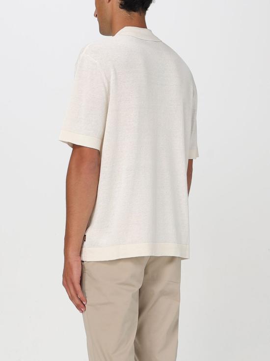 25FW 보스 반팔 셔츠 50539566 106 White - BOSS