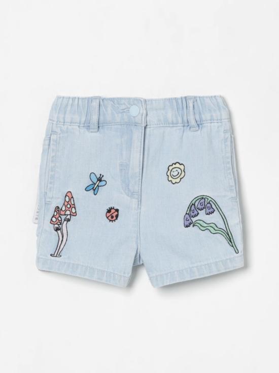 25SS [키즈] 스텔라 맥카트니 쇼츠/버뮤다 TW6009Z0522 600 Gnawed Blue