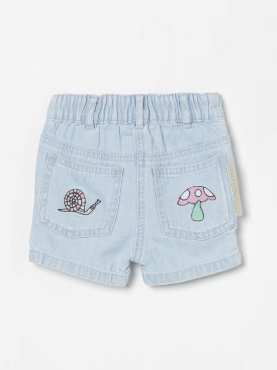 25SS [키즈] 스텔라 맥카트니 쇼츠/버뮤다 TW6009Z0522 600 Gnawed Blue - STELLA MCCARTNEY