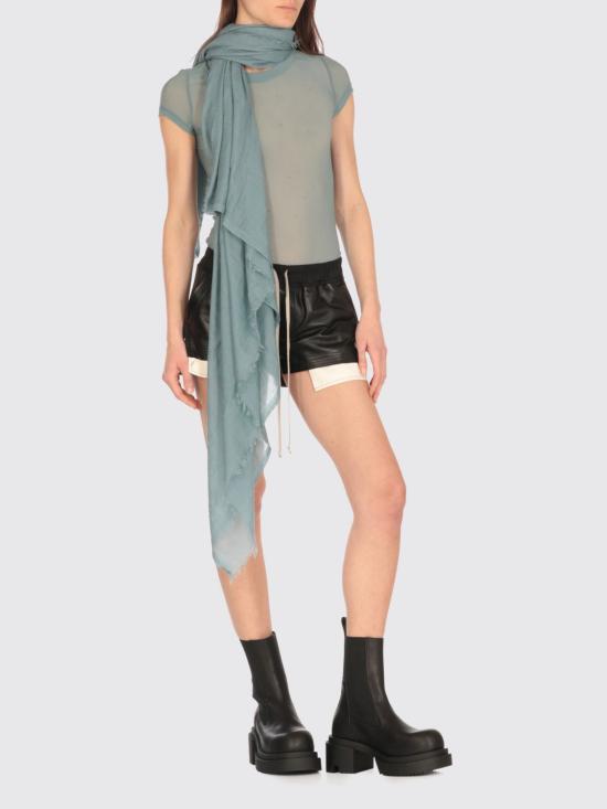 25SS 릭 오웬스 반팔 티셔츠 RP01E7235BZ 66 Gnawed Blue - RICK OWENS