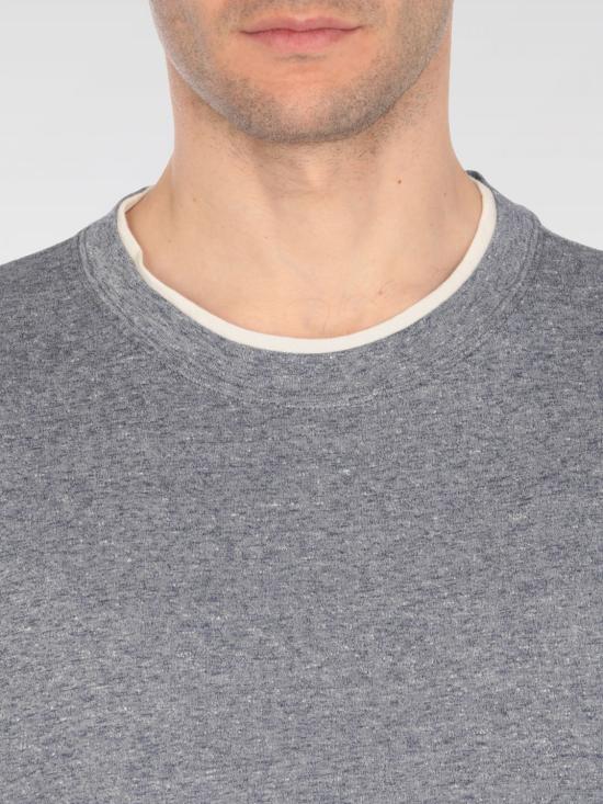 25SS 브루넬로 쿠치넬리 스웨터 MW8357427 CHP41 Blue - BRUNELLO CUCINELLI