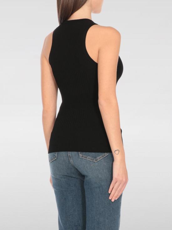 25FW 엘리자베타프랜치 민소매 티셔츠 TK35T 110 Black - ELISABETTA FRANCHI