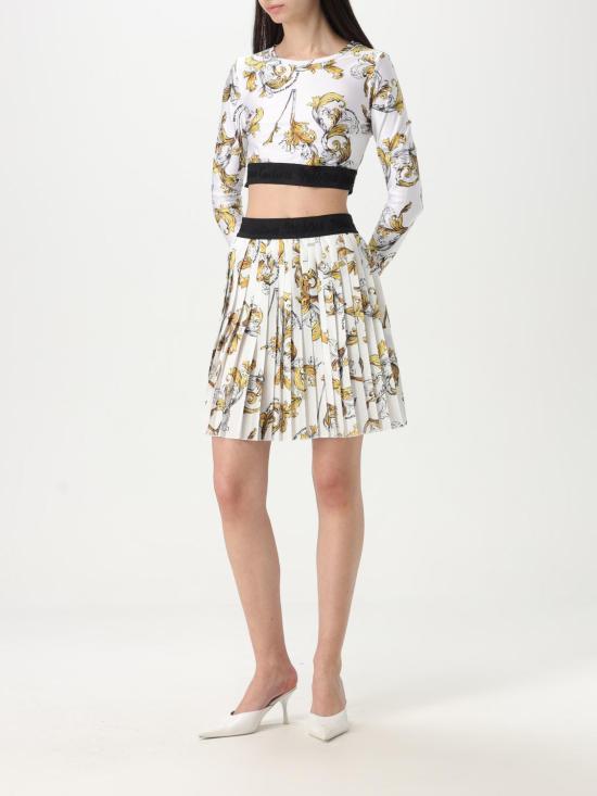 25SS 베르사체 탑 78HAH218JS470 G03 White - VERSACE