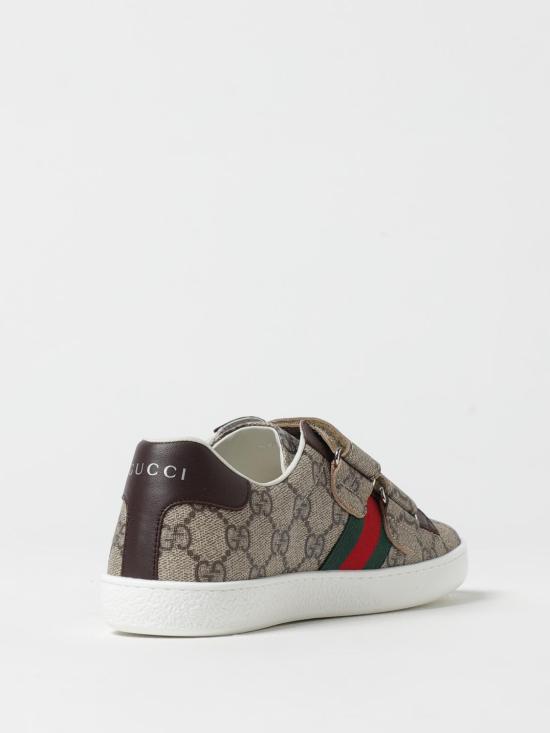 26SS [키즈] 구찌 스니커즈 463091FACYF 9753 Beige - GUCCI