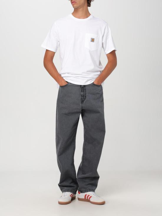 25FW 칼하트 WIP 반팔 티셔츠 I030434 02XX White - CARHARTT WIP