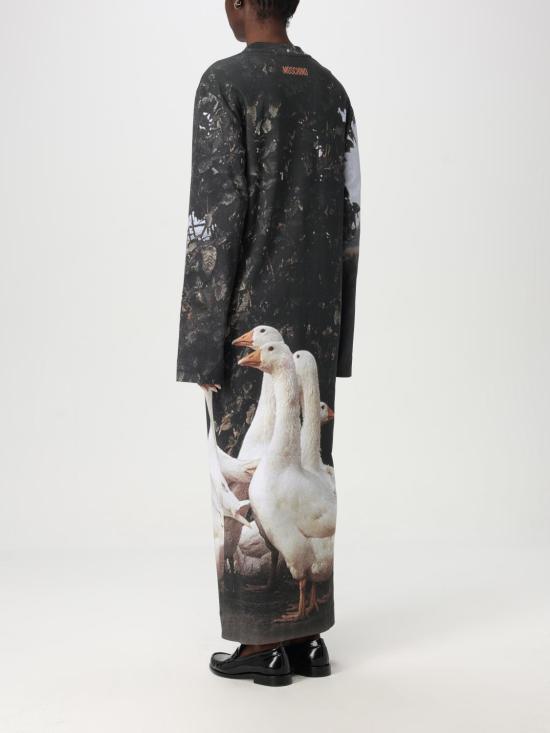 25SS 모스키노 롱 원피스 04130542 1001 Multicolor - MOSCHINO