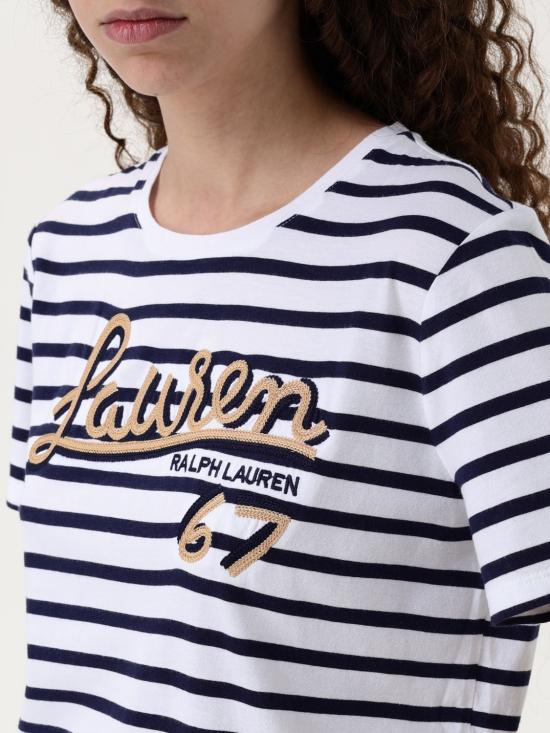 25FW 랄프 로렌 반팔 티셔츠 200957676 100 White - RALPH LAUREN