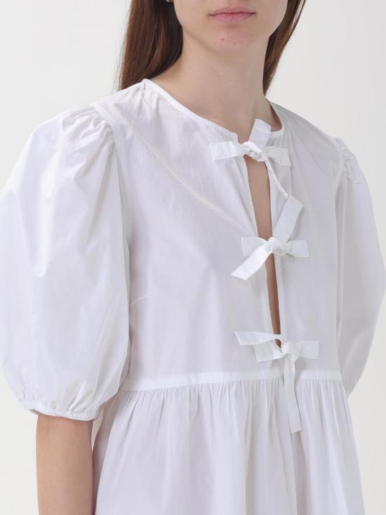 25SS 가니 롱 원피스 F9170 151 White - GANNI