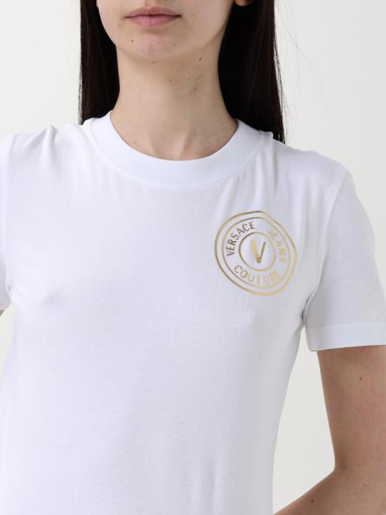 25SS 베르사체 반팔 티셔츠 78HAHT00CJ03T G03 White - VERSACE