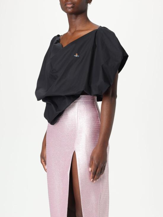 25FW 비비안웨스트우드 탑 1505000JW009Q N401 Black - VIVIENNE WESTWOOD