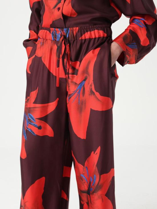 25SS 알렉산더 맥퀸 팔라초 팬츠 819000QCALY 5131 Burgundy - ALEXANDER MCQUEEN