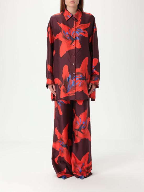 25FW 알렉산더 맥퀸 셔츠 819016QCALY 5131 Burgundy