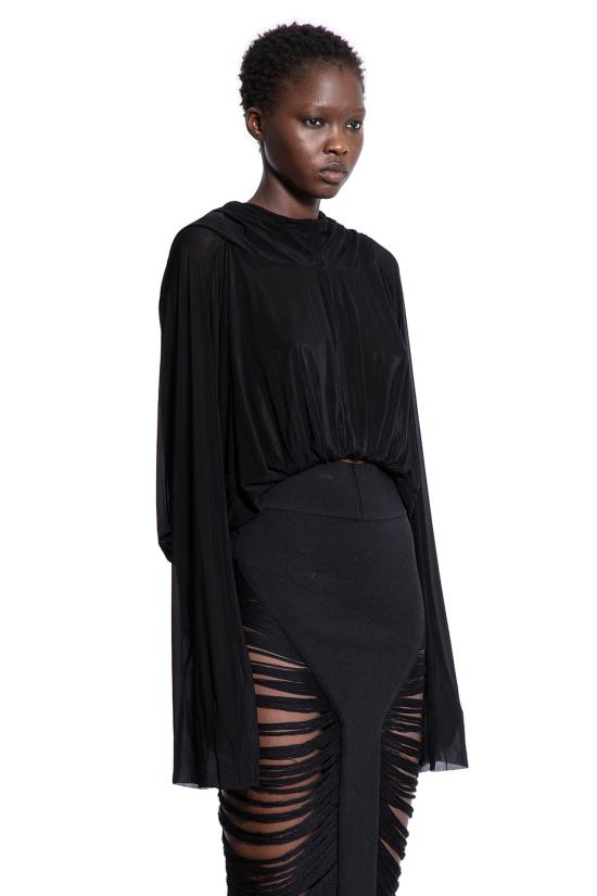  릭 오웬스 셔츠 RO01E7278BZ09 Black - RICK OWENS