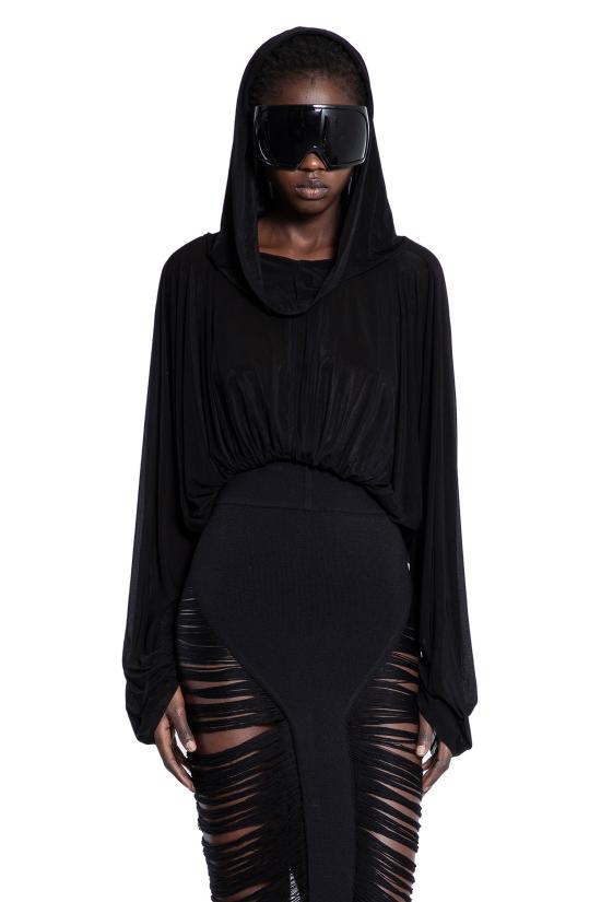  릭 오웬스 셔츠 RO01E7278BZ09 Black - RICK OWENS