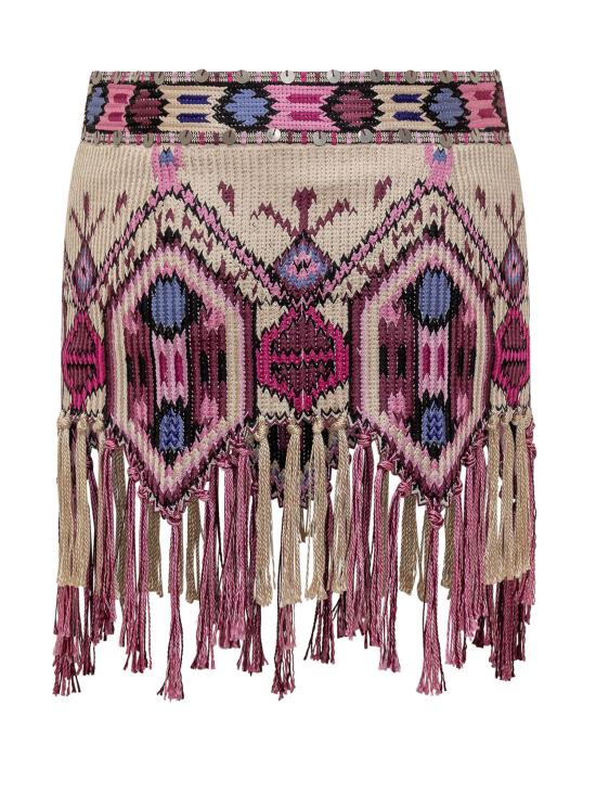 25SS 이자벨마랑 스커트 25EJU0344FAC2J02I 40PK PINK - ISABEL MARANT