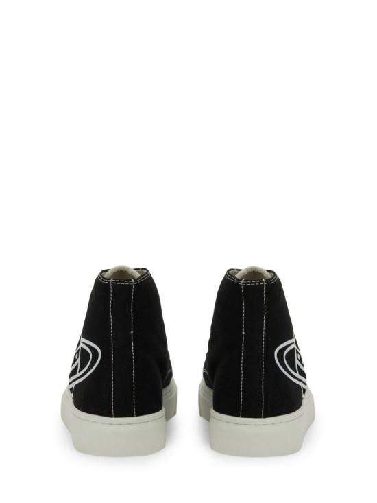 25SS 비비안웨스트우드 플림솔 하이탑 에코 스니커즈 75010001WW015BN401 DOM - VIVIENNE WESTWOOD