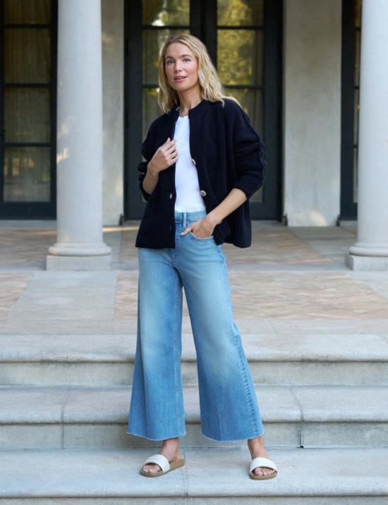  프랭크 앤 에일린 데님 팬츠 프랭크 & 아일린 골웨이 와이드 레그 진 1964 - FRANK & EILEEN