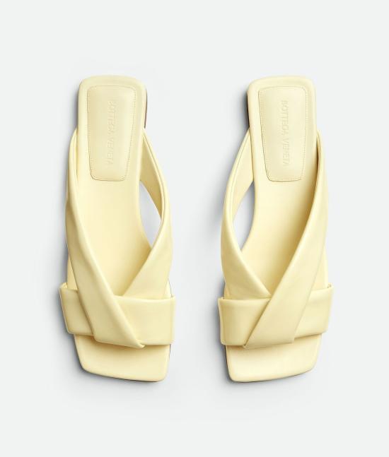 25SS 보테가베네타 뮬/슬리퍼 827569V3H90 7138 YELLOW - BOTTEGA VENETA