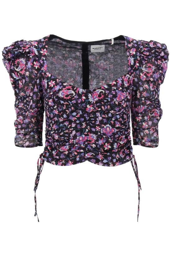  이자벨마랑에뚜왈 반팔 티셔츠 HT0011FAA3J08E MIPK PRINTED