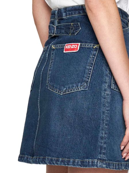  겐조 숏 스커트 FD52DJ2696B2 DD BLUE - KENZO